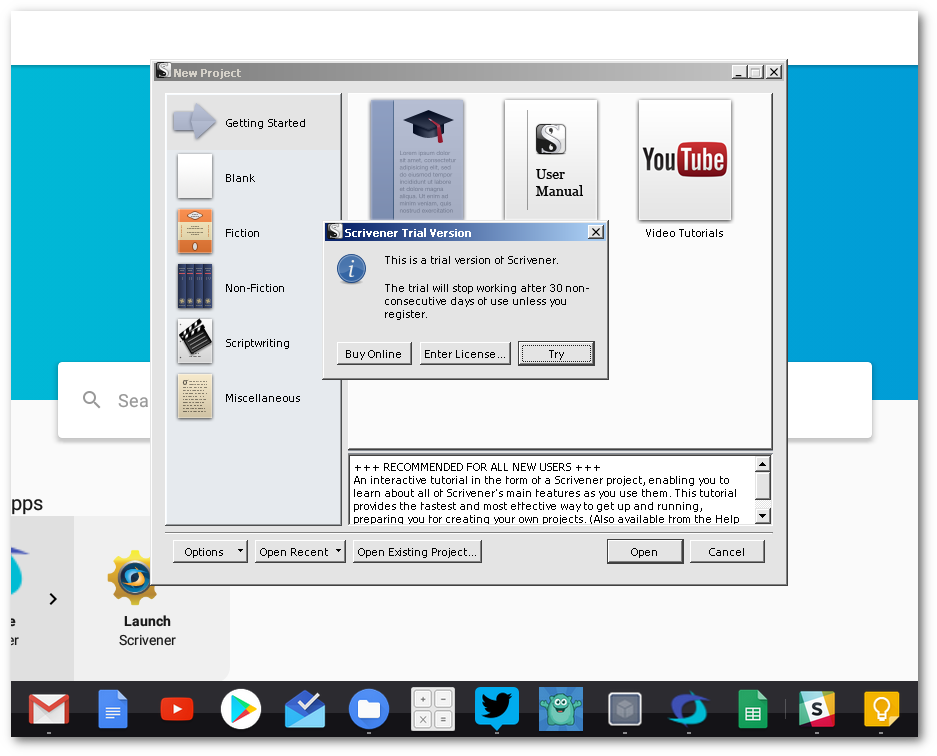How To Install Scrivener On A Chromebook – Tall Tech Tales