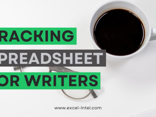 Tracking Spreadsheet for Writers